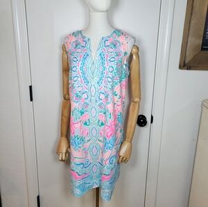 Lilly Pulitzer Kelby Street Shift Dress in Hot Tamale Size 4
